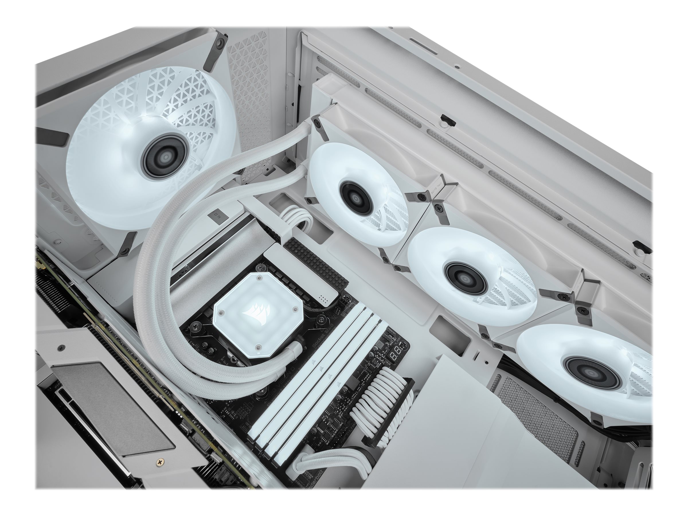 Corsair ML120 LED ELITE Boitier PC Ventilateur 12 cm Blanc 1 pièce(s)