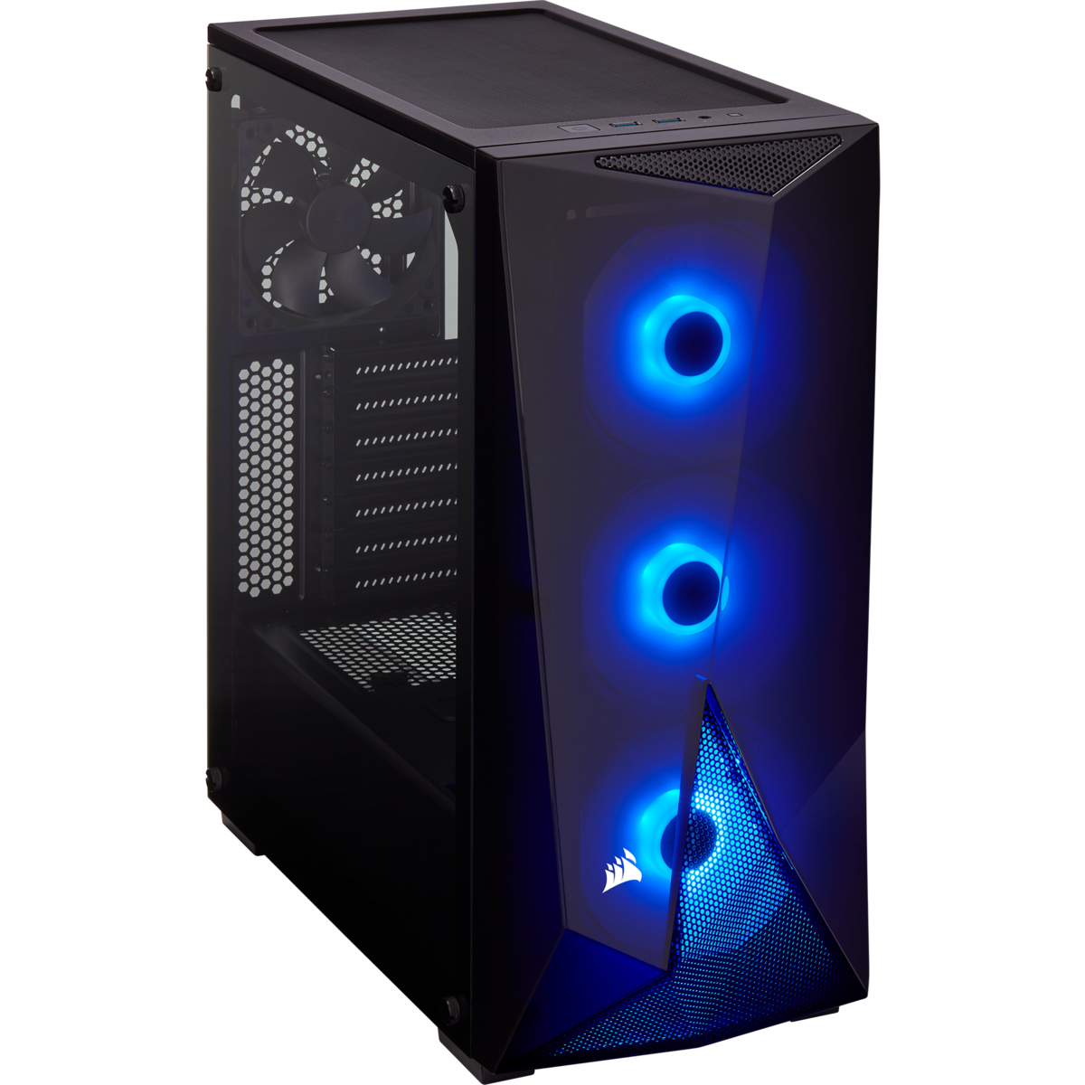 Corsair Carbide Series SPEC DELTA RGB - Tower - ATX - Seitenteil mit Fenster - keine Spannungsversorgung (ATX)