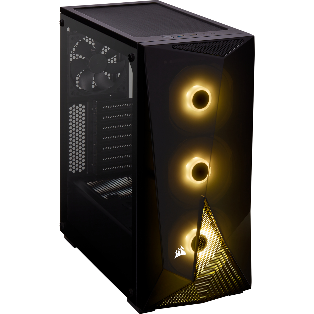 Corsair Carbide Series SPEC DELTA RGB - Tower - ATX - Seitenteil mit Fenster - keine Spannungsversorgung (ATX)
