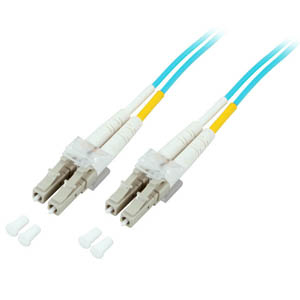 EFB Elektronik LWL Duplex Patchkabel LC-LC 3m 50/125 fibre optic cable OM3 Blue