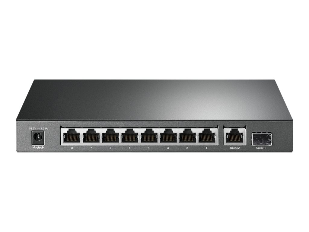 TP-Link TL-SG1210P switch No administrado Gigabit Ethernet (10/100/1000) Energ�a sobre Ethernet (PoE) Gris