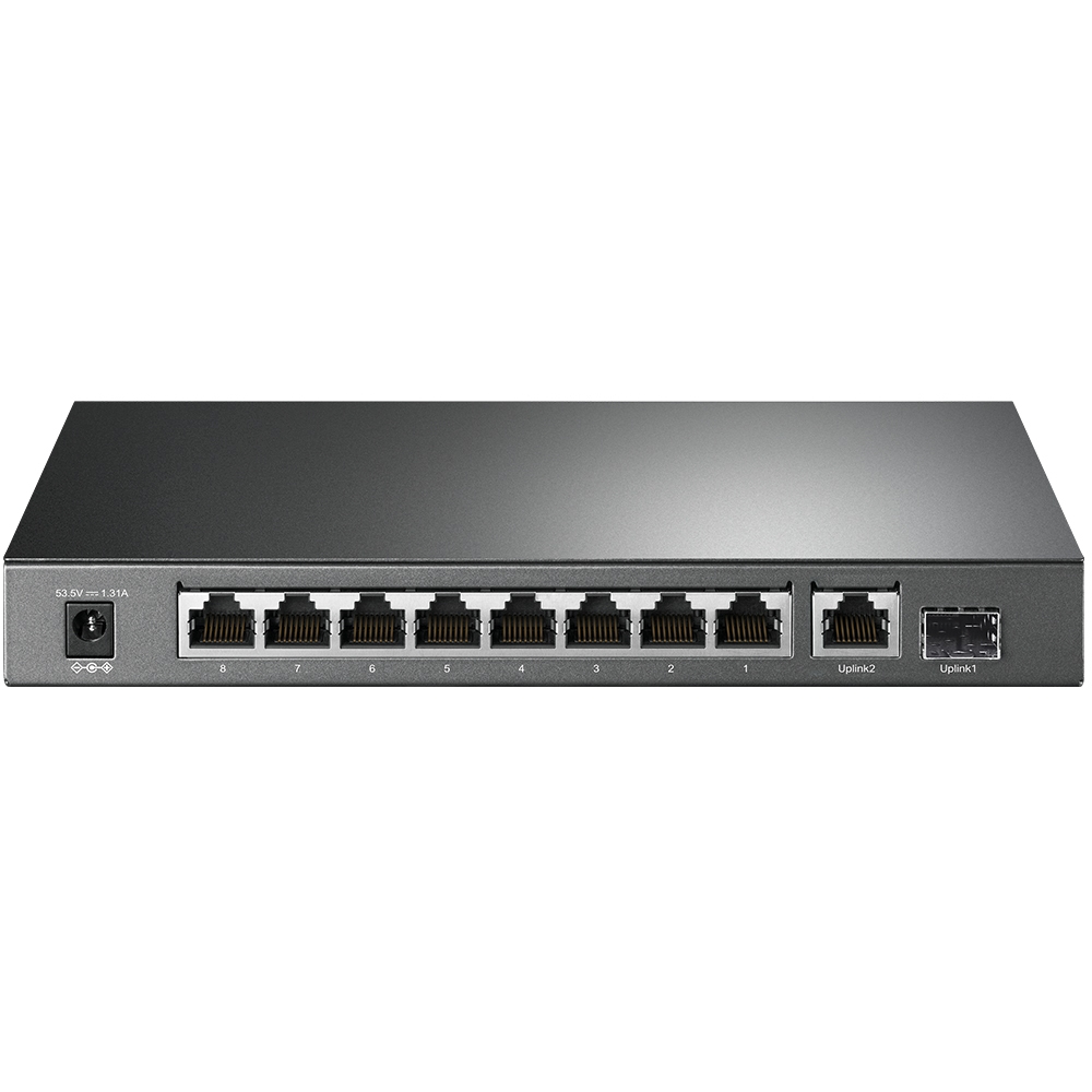 TP-Link TL-SG1210P switch No administrado Gigabit Ethernet (10/100/1000) Energ�a sobre Ethernet (PoE) Gris