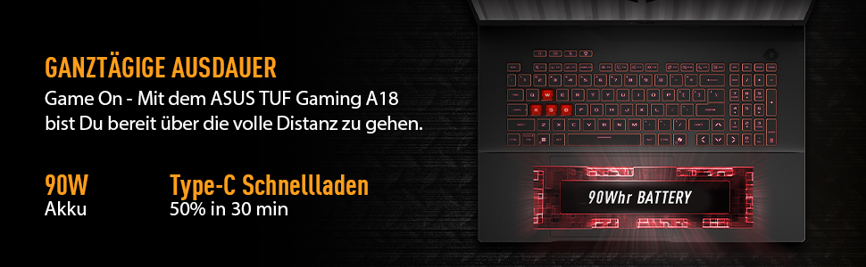 ASUS TUF Gaming A18 FA808UM-S8012W AMD Ryzen 7 260 Port�til 45,7 cm (18) WUXGA 16 GB DDR5-SDRAM 1 TB SSD NVIDIA GeForce RTX 5060 Wi-Fi 6E (802.11ax) Windows 11 Home Alem�n Gris