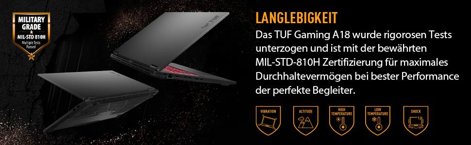 ASUS TUF Gaming A18 FA808UM-S8012W AMD Ryzen 7 260 Port�til 45,7 cm (18) WUXGA 16 GB DDR5-SDRAM 1 TB SSD NVIDIA GeForce RTX 5060 Wi-Fi 6E (802.11ax) Windows 11 Home Alem�n Gris