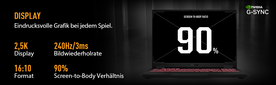 ASUS TUF Gaming A18 FA808UM-S8012W AMD Ryzen 7 260 Port�til 45,7 cm (18) WUXGA 16 GB DDR5-SDRAM 1 TB SSD NVIDIA GeForce RTX 5060 Wi-Fi 6E (802.11ax) Windows 11 Home Alem�n Gris