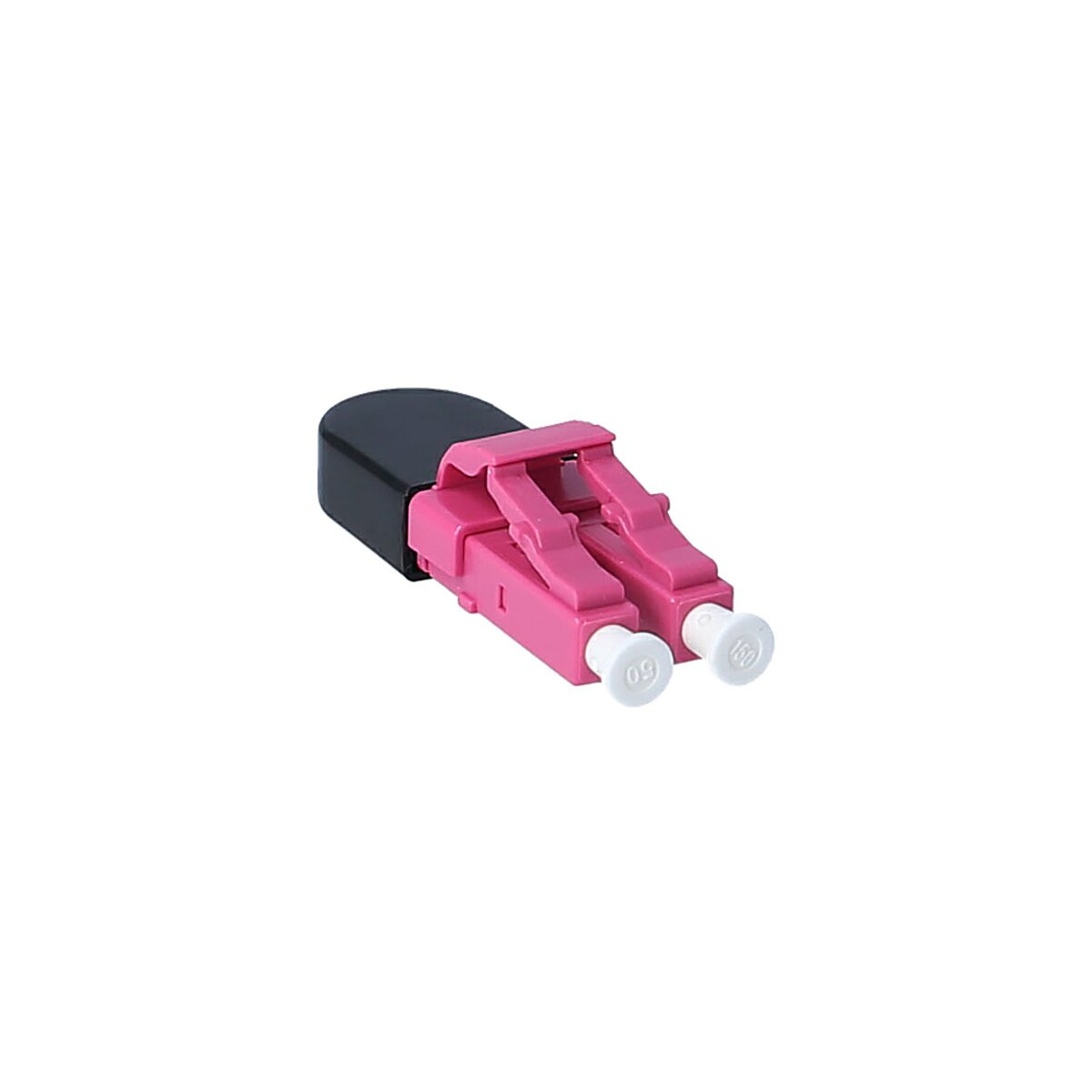 BlueOptics BOLBLCOM4 adaptador de fibra �ptica LC 1 pieza(s) Negro, Rosa