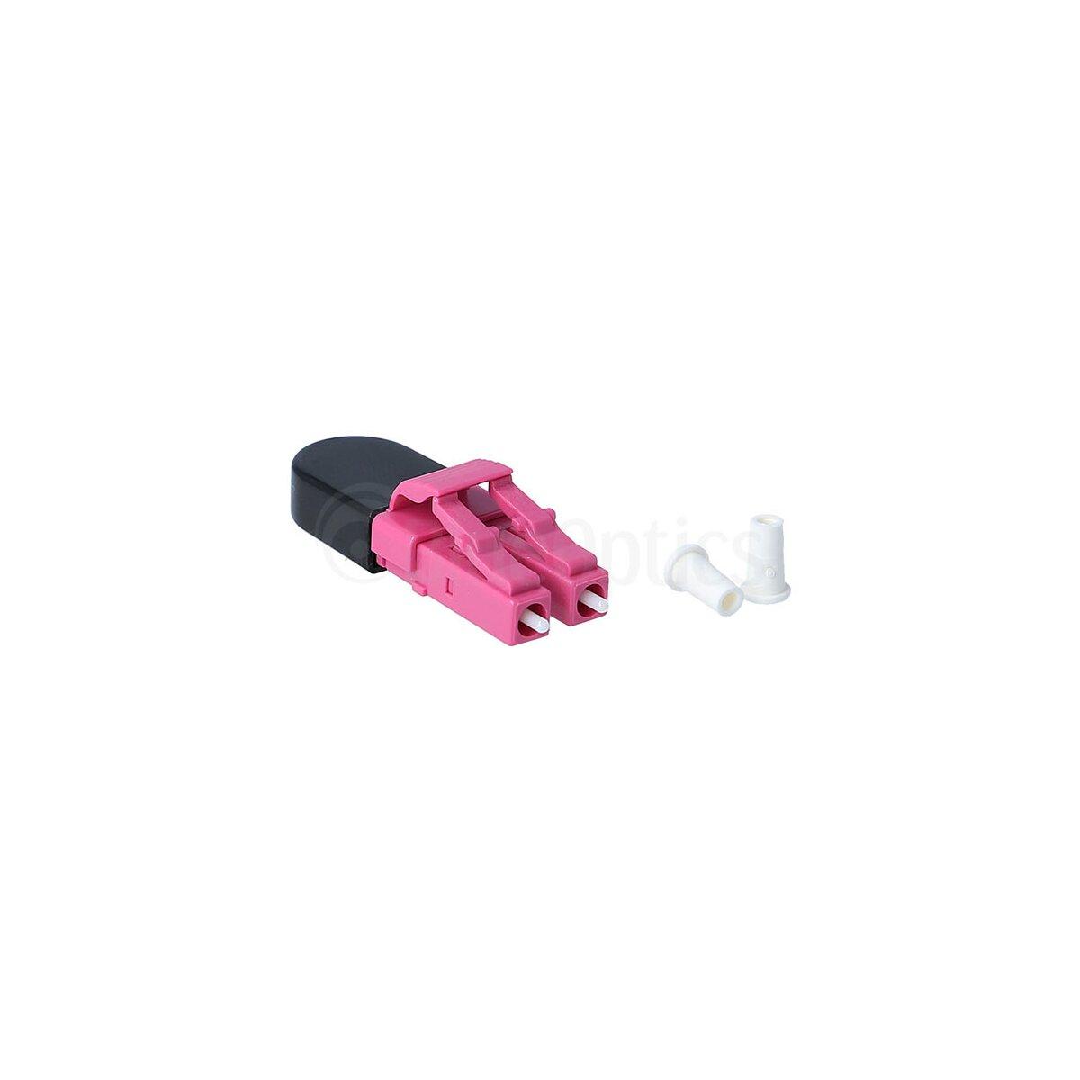 BlueOptics BOLBLCOM4 adaptador de fibra �ptica LC 1 pieza(s) Negro, Rosa