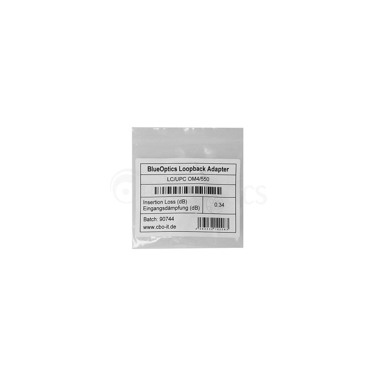 BlueOptics BOLBLCOM4 adaptador de fibra �ptica LC 1 pieza(s) Negro, Rosa