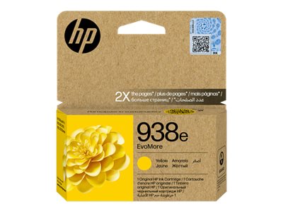 HP Cartuccia di inchiostro giallo originale 938e EvoMore