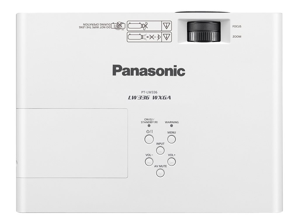 Panasonic PT-LW336 - 3-LCD-Projektor - tragbar - 3100 lm - WXGA (1280 x 800)