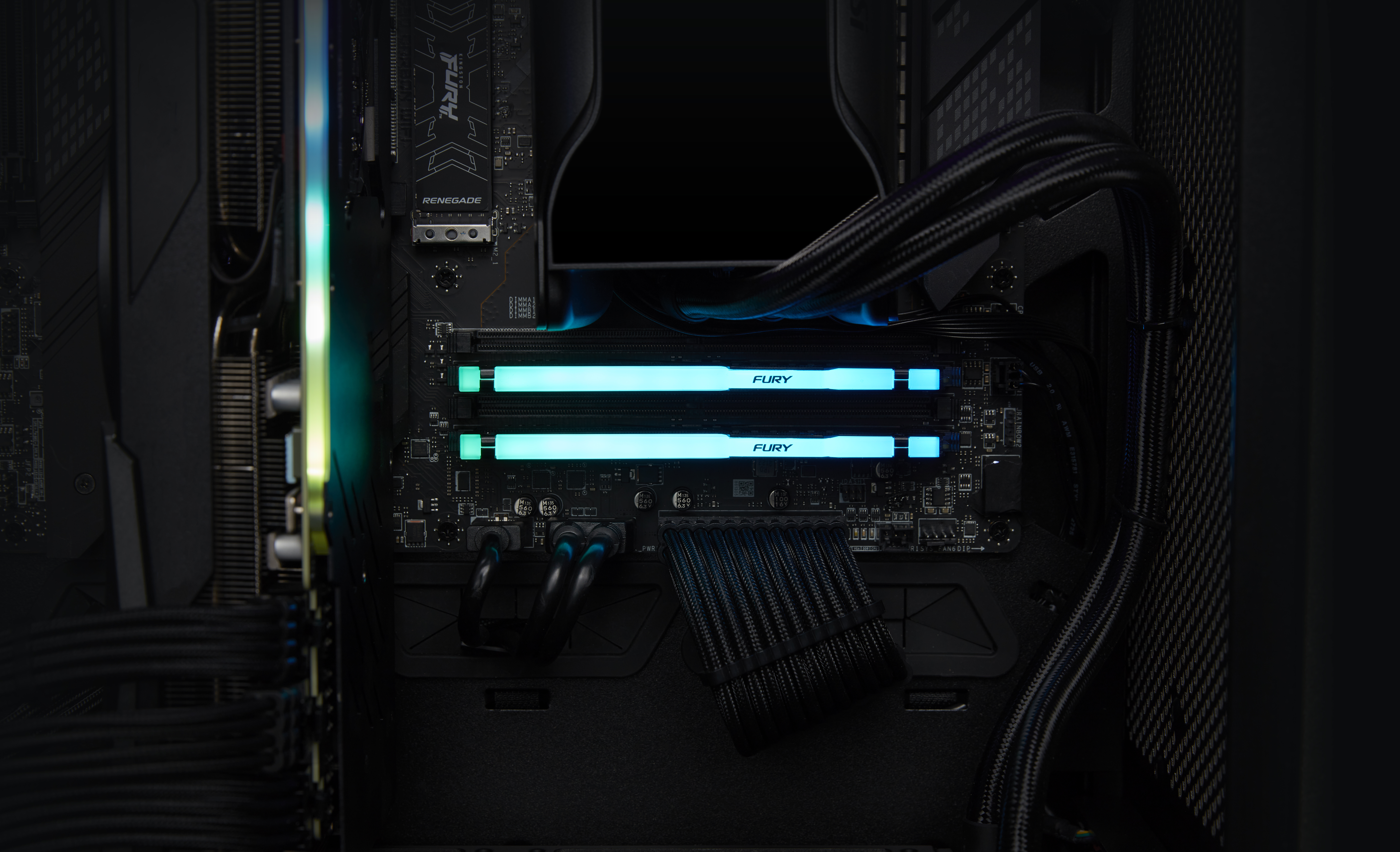 Kingston Technology FURY Beast 64GB 6000MT/s DDR5 CL36 DIMM (Kit of 2) RGB
