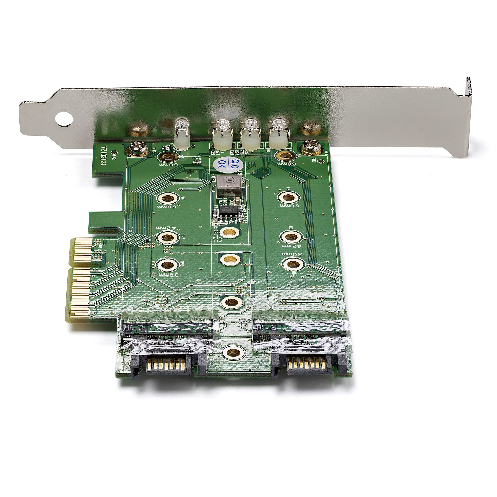 StarTech.com Adattatore SSD M.2 NGFF a 3 porte - 1x M.2 PCIe ( NVMe) , 2x M.2 SATA III M.2 - PCIe 3.0