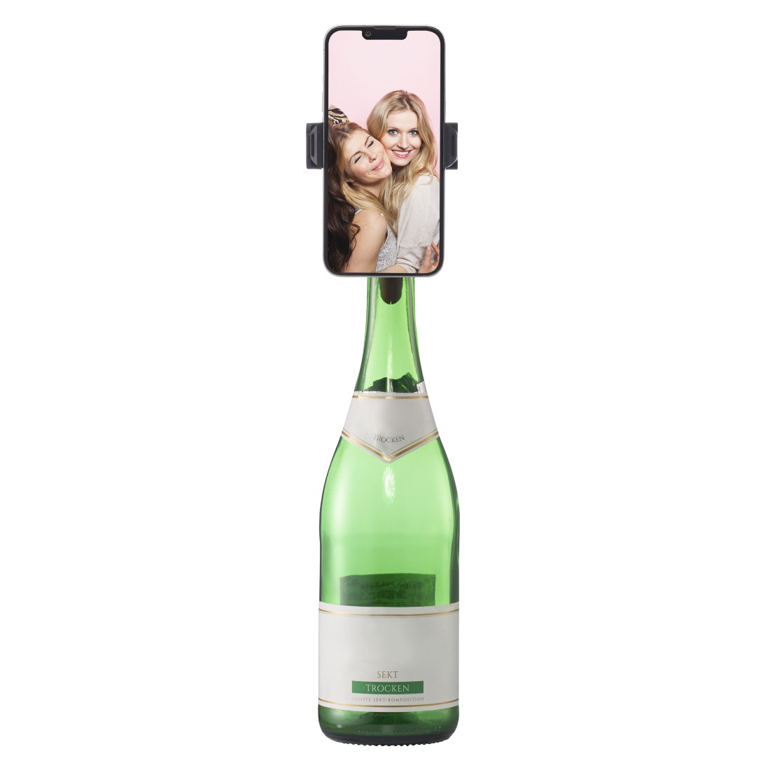 Hama Bottle Pod Fun Supporto passivo Telefono cellulare/smartphone Nero, Rosso