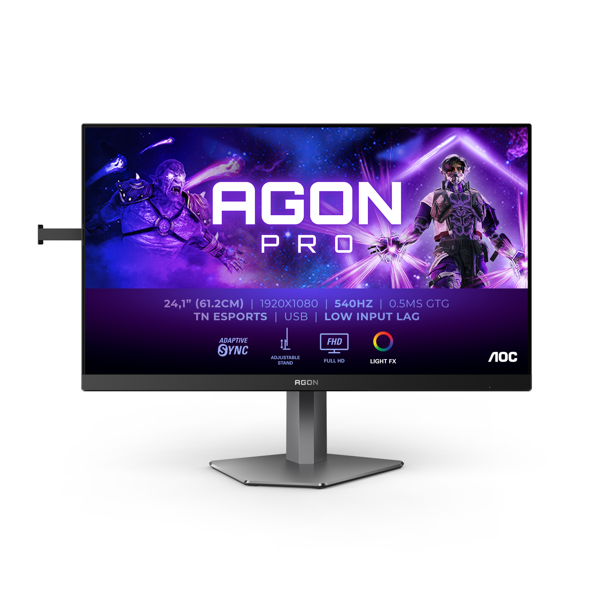 AOC AGON PRO AG246FK computer monitor 61.2 cm (24.1) 1920 x 1080 pixels Full HD LCD Black