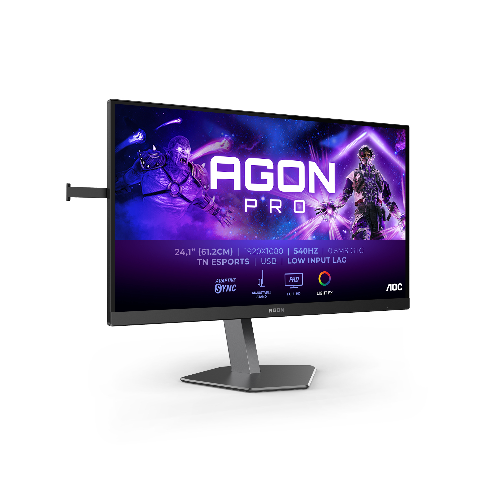 AOC AGON PRO AG246FK computer monitor 61.2 cm (24.1) 1920 x 1080 pixels Full HD LCD Black