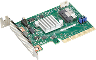 Supermicro AOC-SLG4-2E4T scheda di interfaccia e adattatore Interno M.2