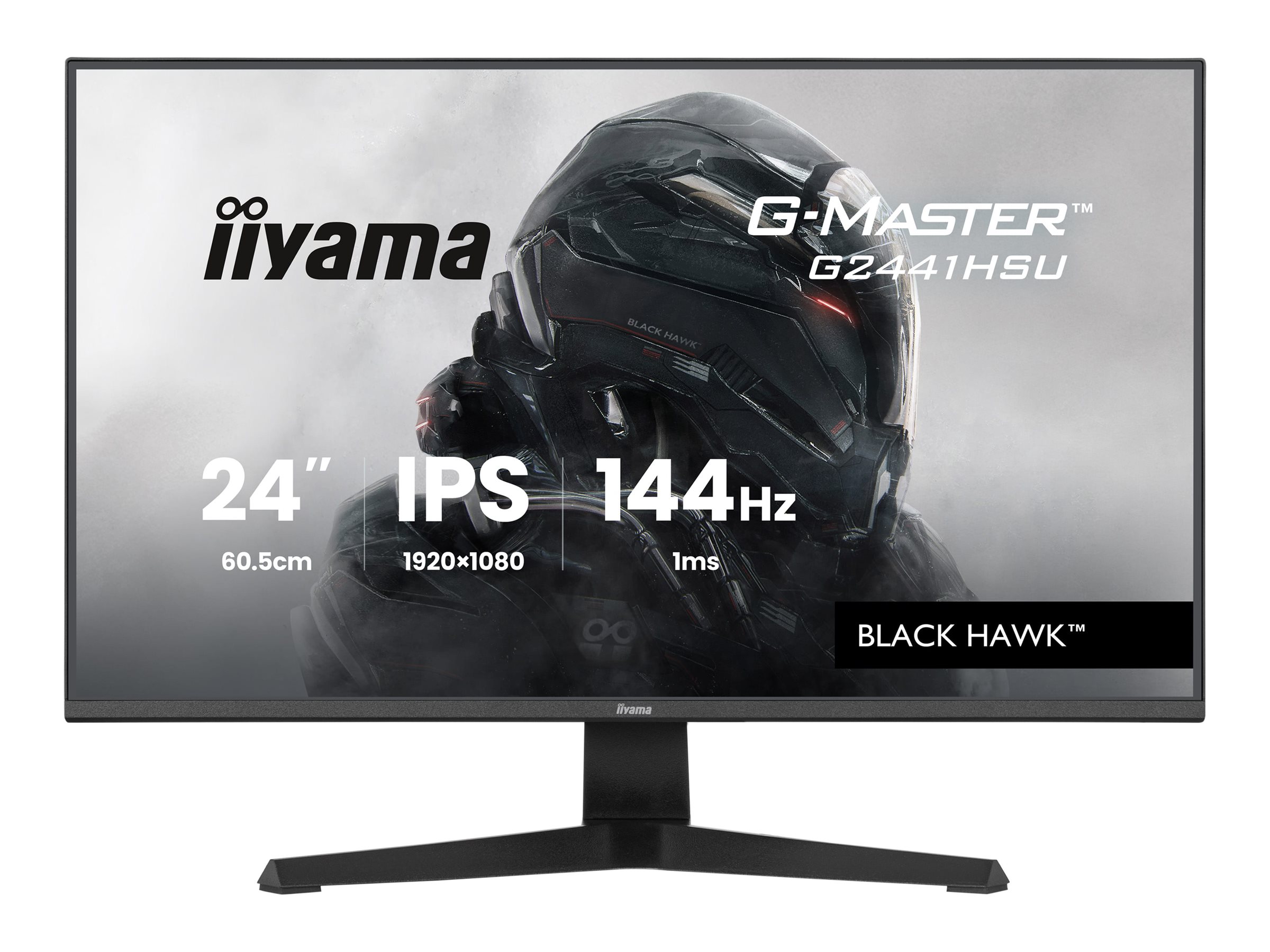 iiyama Get ahead with the 24 G2441HSU Black Hawk monitor with IPS Panel Technology and 1ms MPRT