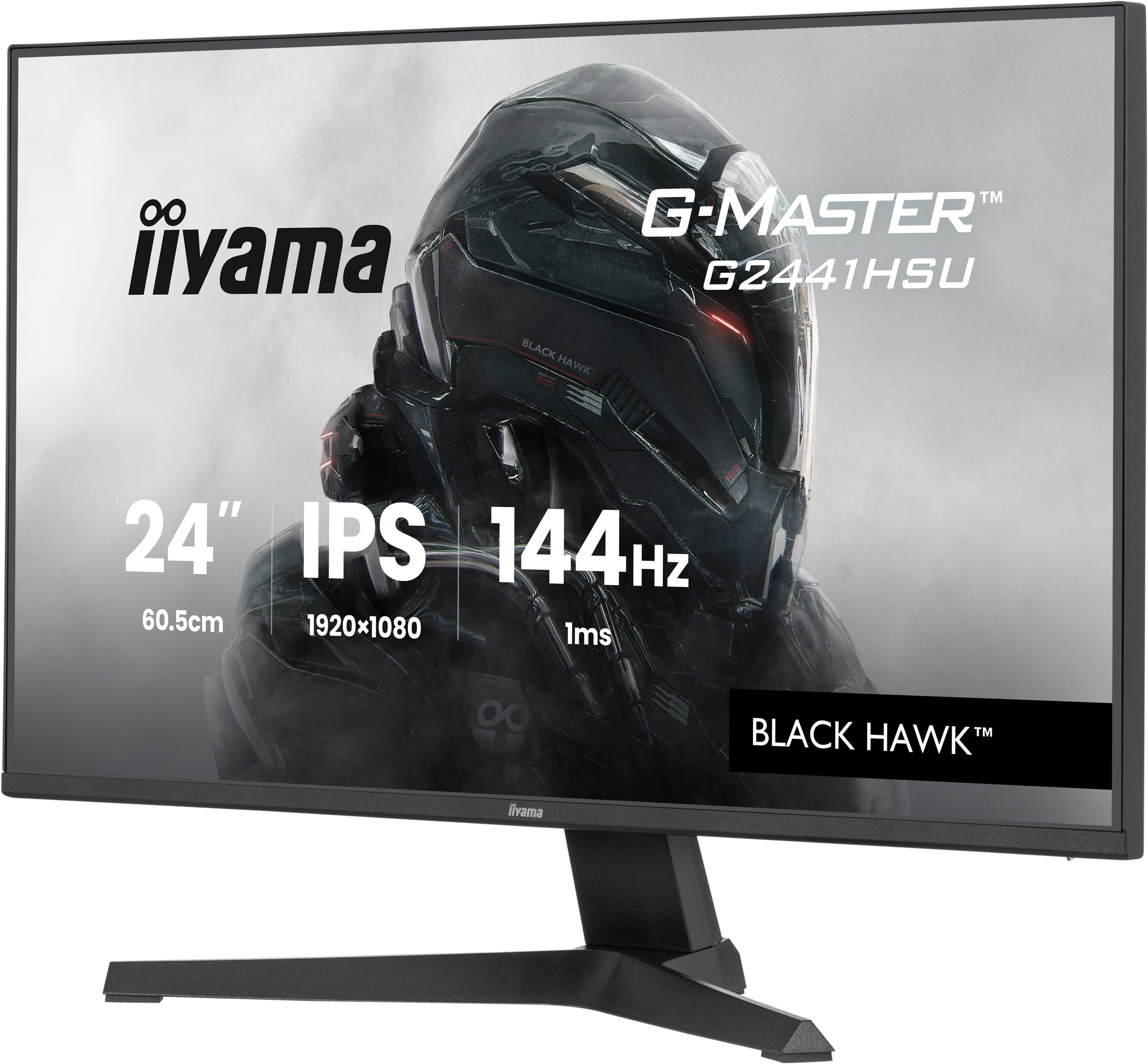 iiyama Get ahead with the 24 G2441HSU Black Hawk monitor with IPS Panel Technology and 1ms MPRT