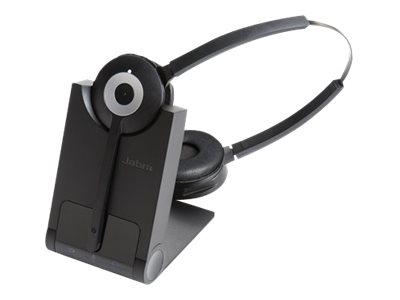 Jabra PRO 930 Duo MS Casque Sans fil Arceau Bureau/Centre dappels Noir