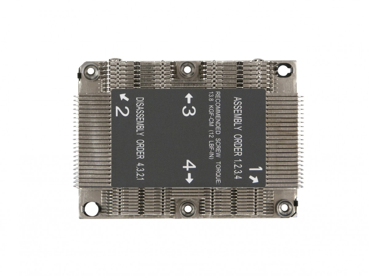 Supermicro SNK-P0068PSC sistema de refrigeraci�n para ordenador Procesador Disipador t�rmico/Radiador Gris