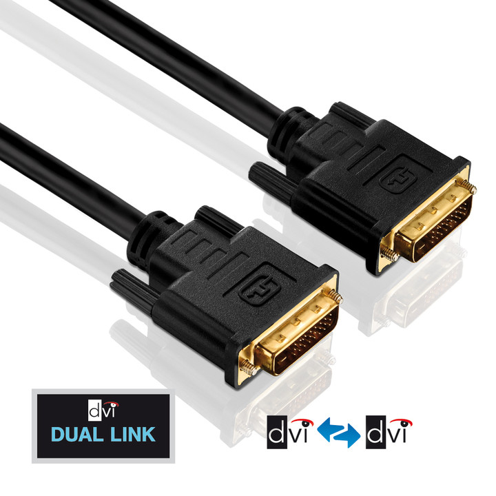 PureLink DVI-D M-M 2m cavo DVI Nero