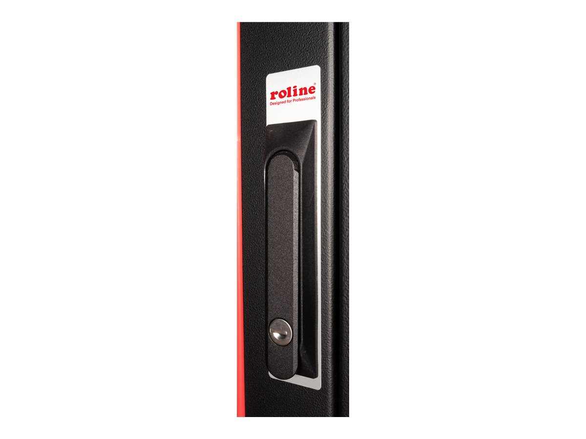 ROLINE Pro - Schrank Netzwerkschrank - RAL 9005, Jet Black - 32U - 48.3 cm (19)