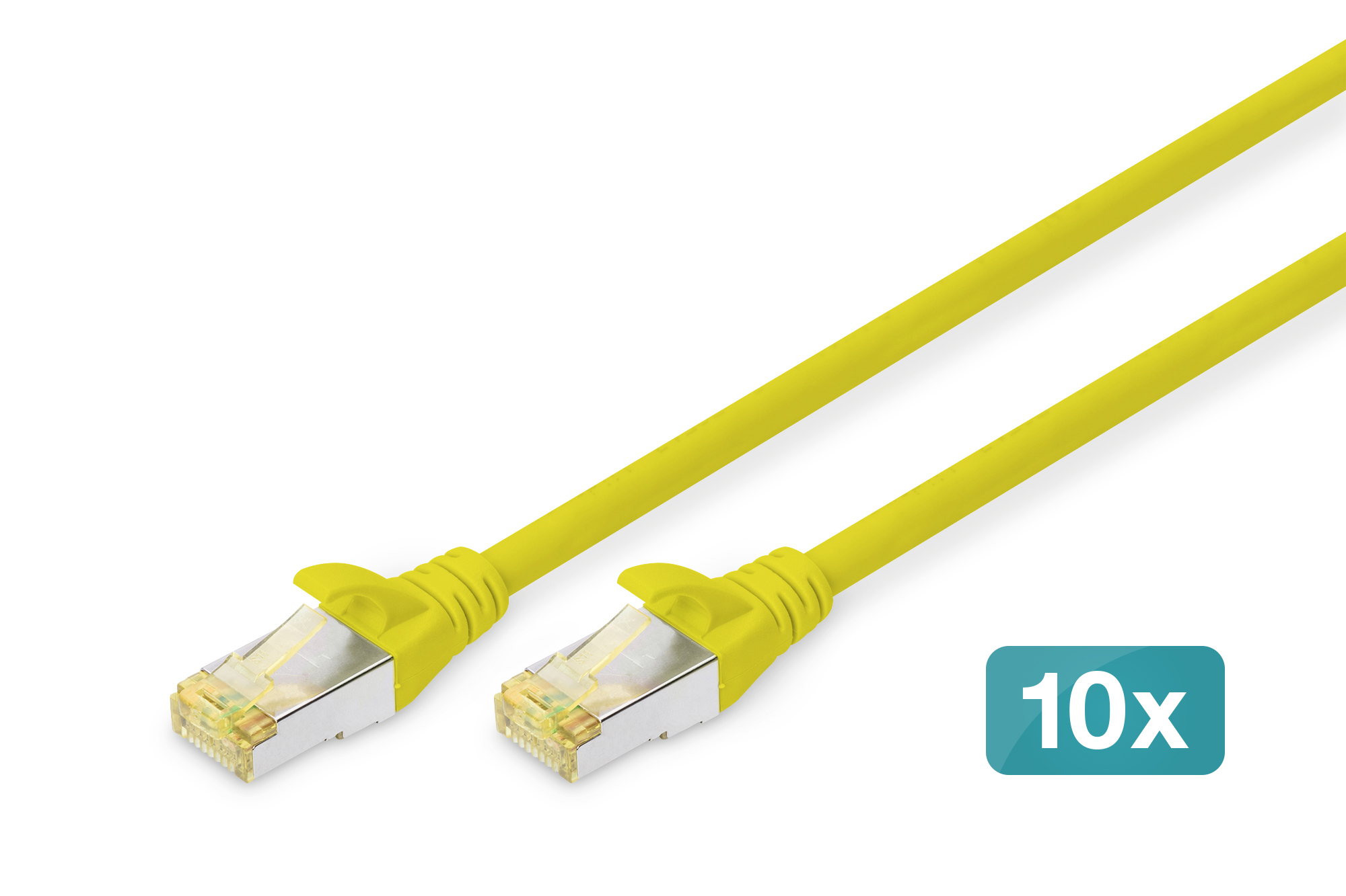 DIGITUS CAT 6A S/FTP Patchkabel, 10 St�ck