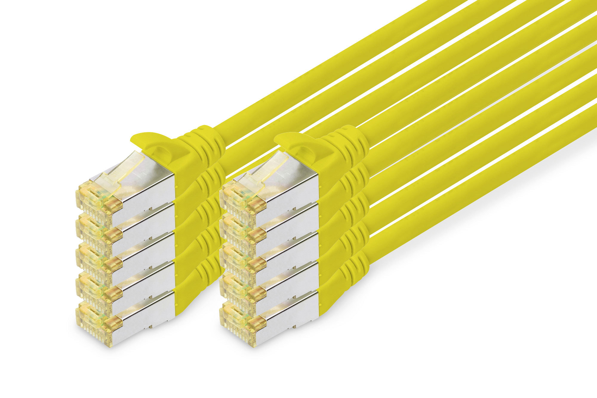 DIGITUS CAT 6A S/FTP Patchkabel, 10 St�ck