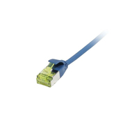 Synergy 21 Patchkabel RJ45 CAT6A 500Mhz 3m blau U/FTP slimline rund d 3.8mm - Netzwerk - CAT 7 cable/RJ45 plug