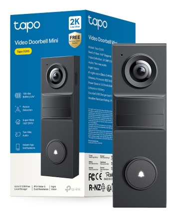 TP-Link Tapo D205 sistema de intercomunicaci�n de video 3 MP Negro