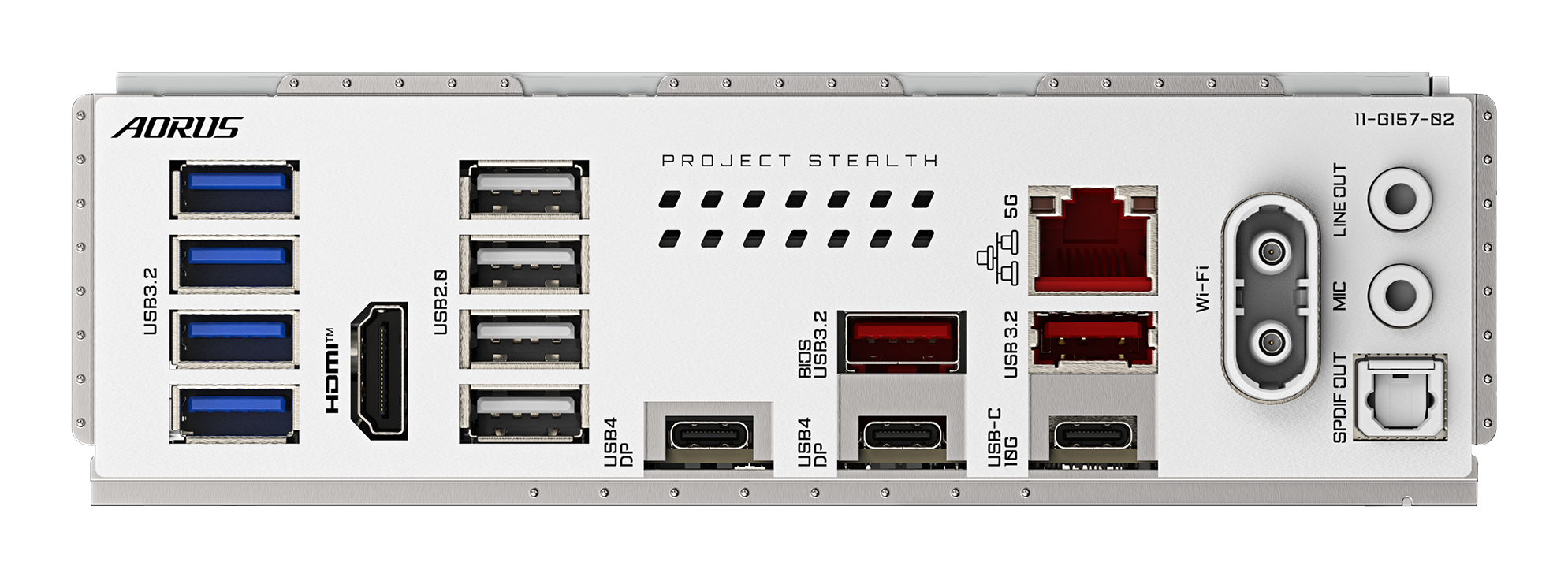 Gigabyte AORUS X870 STEALTH ICE - Motherboard - ATX - Socket AM5 - AMD X870 Chipsatz - USB-C 3.2 Gen 2x2, USB 3.2 Gen 2, USB 3.2 Gen 1 - Wi-Fi 7, Bluetooth, 5 Gigabit Ethernet - Onboard-Grafik (CPU erforderlich)