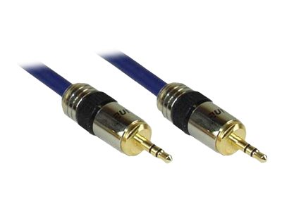 Kindermann PRO - Audiokabel - Mini-Stecker mnnlich zu Mini-Stecker mnnlich