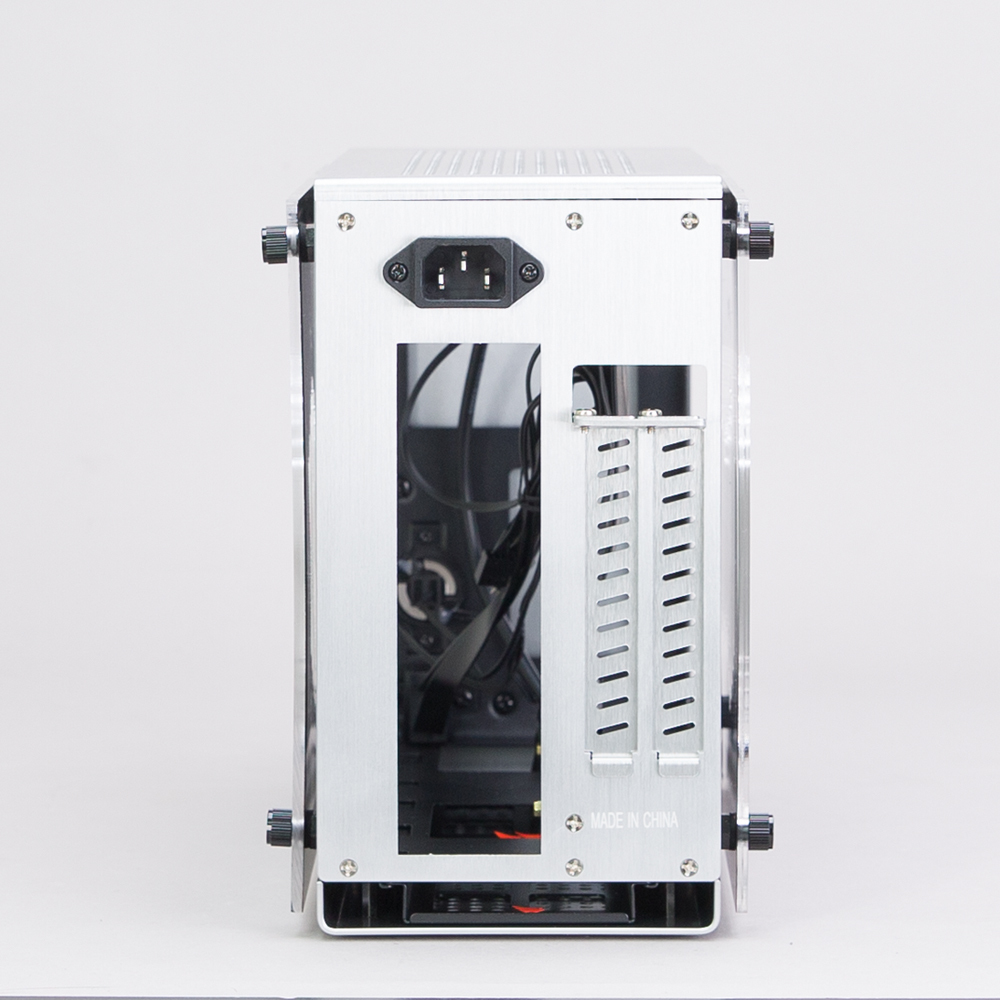 Zalman M2 Mini Mini-ITX Gehuse - silber - Midi/Minitower - Mini-ITX