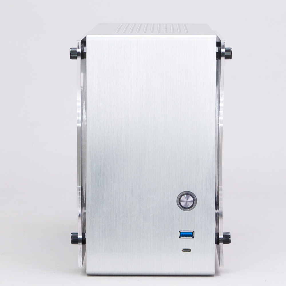 Zalman M2 Mini Mini-ITX Gehuse - silber - Midi/Minitower - Mini-ITX