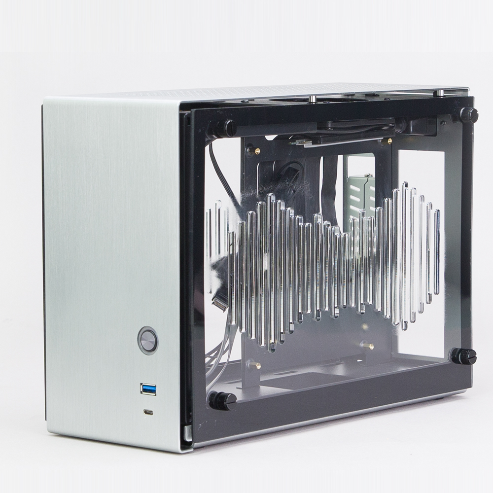 Zalman M2 Mini Mini-ITX Gehuse - silber - Midi/Minitower - Mini-ITX