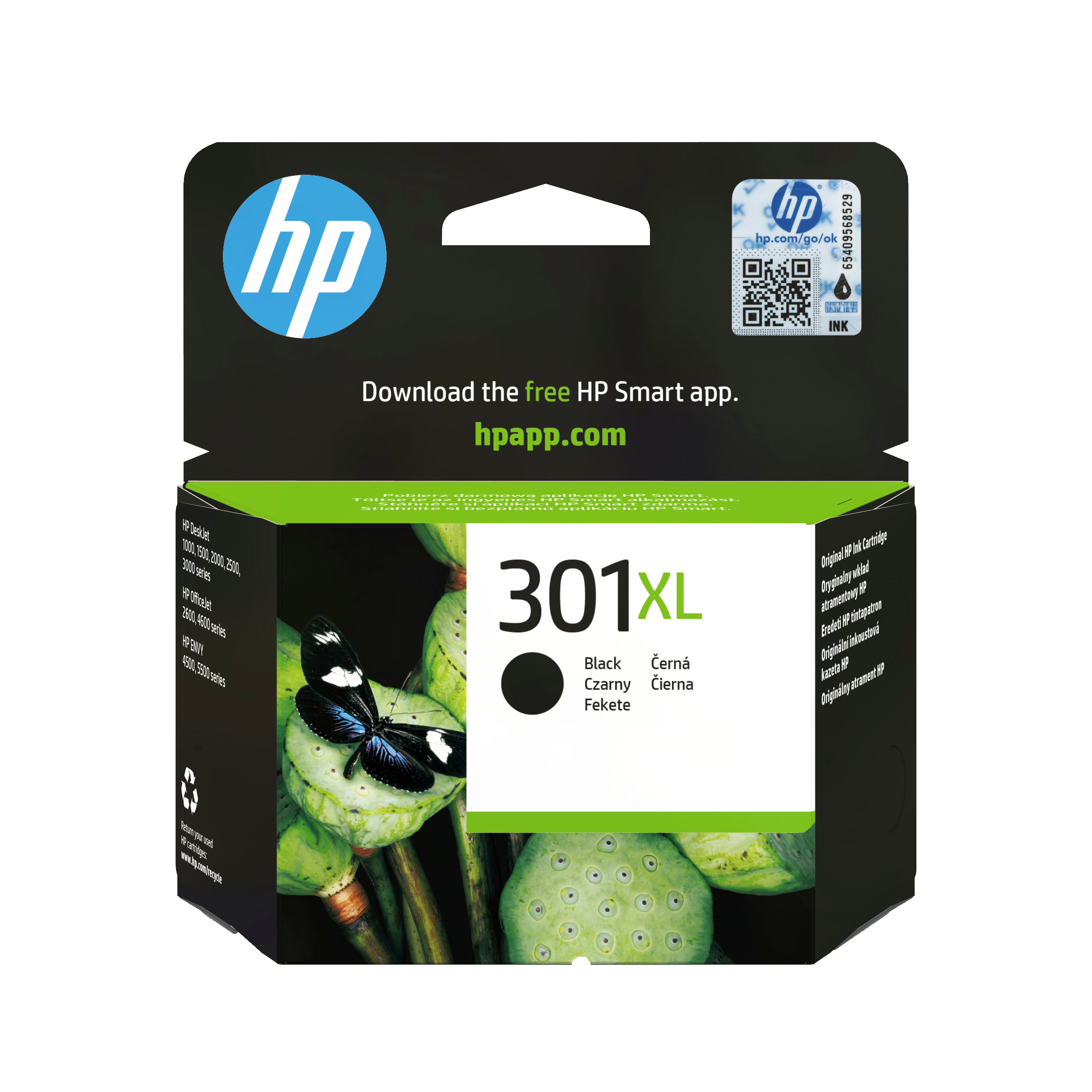 HP 301XL - 8 ml - Hohe Ergiebigkeit - Schwarz