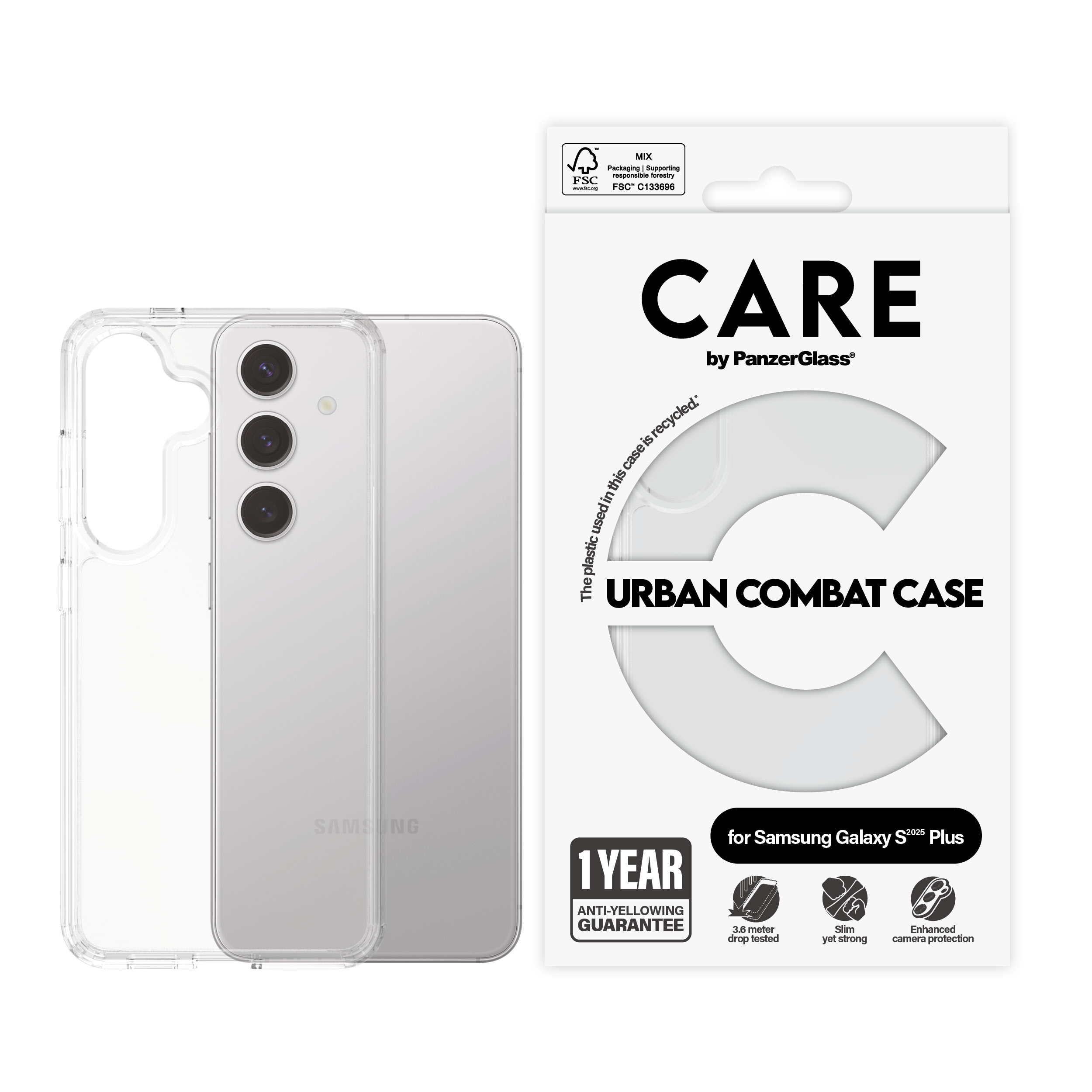 PanzerGlass CRRFUBCG37942 coque de protection pour tlphones portables Housse Transparent