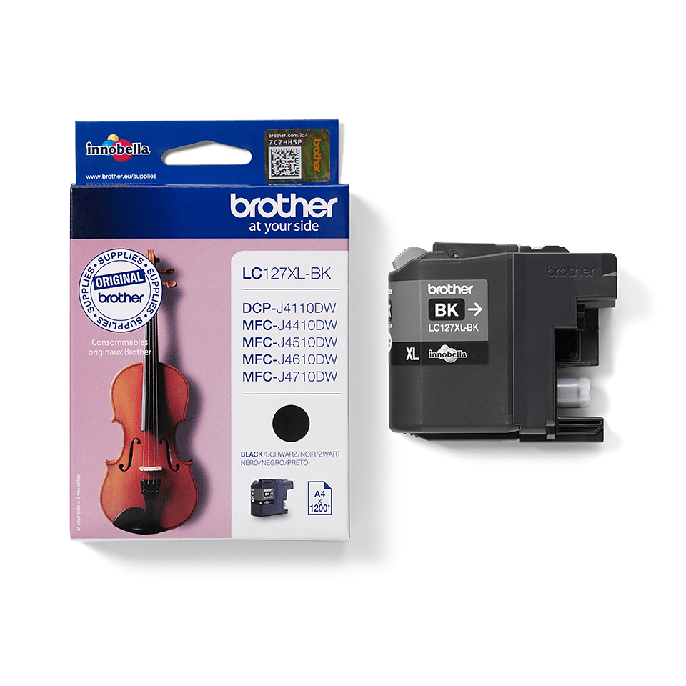 Brother LC127XLBKBP cartuccia dinchiostro 1 pz Originale Nero