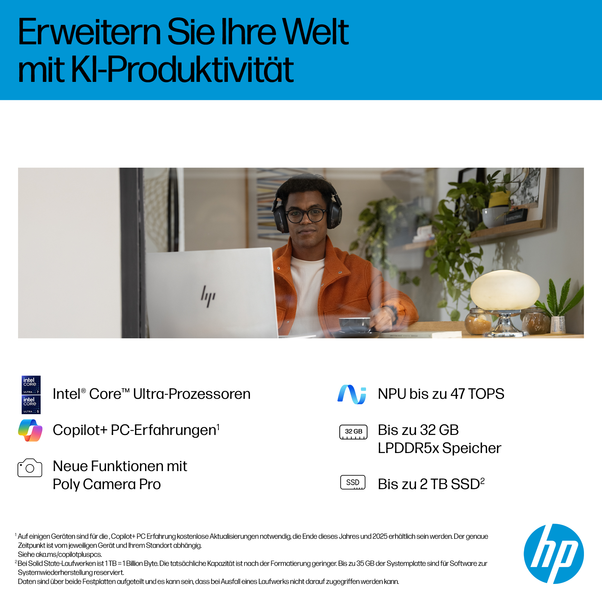 HP OmniBook 7 17-dc0075ng Intel Core Ultra�7 258V Next Gen AI Notebook 17 - Notebook - Core Ultra 7