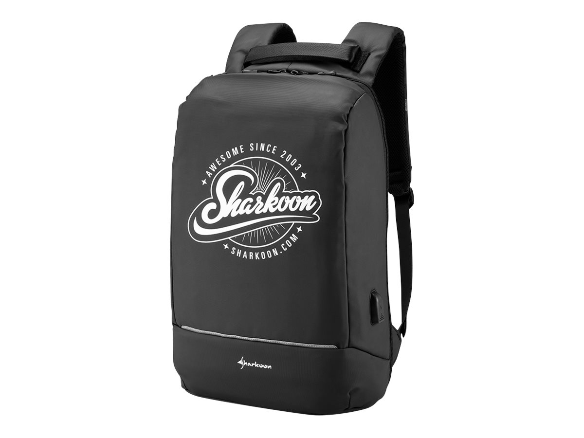 Sharkoon Backpack notebook case Black