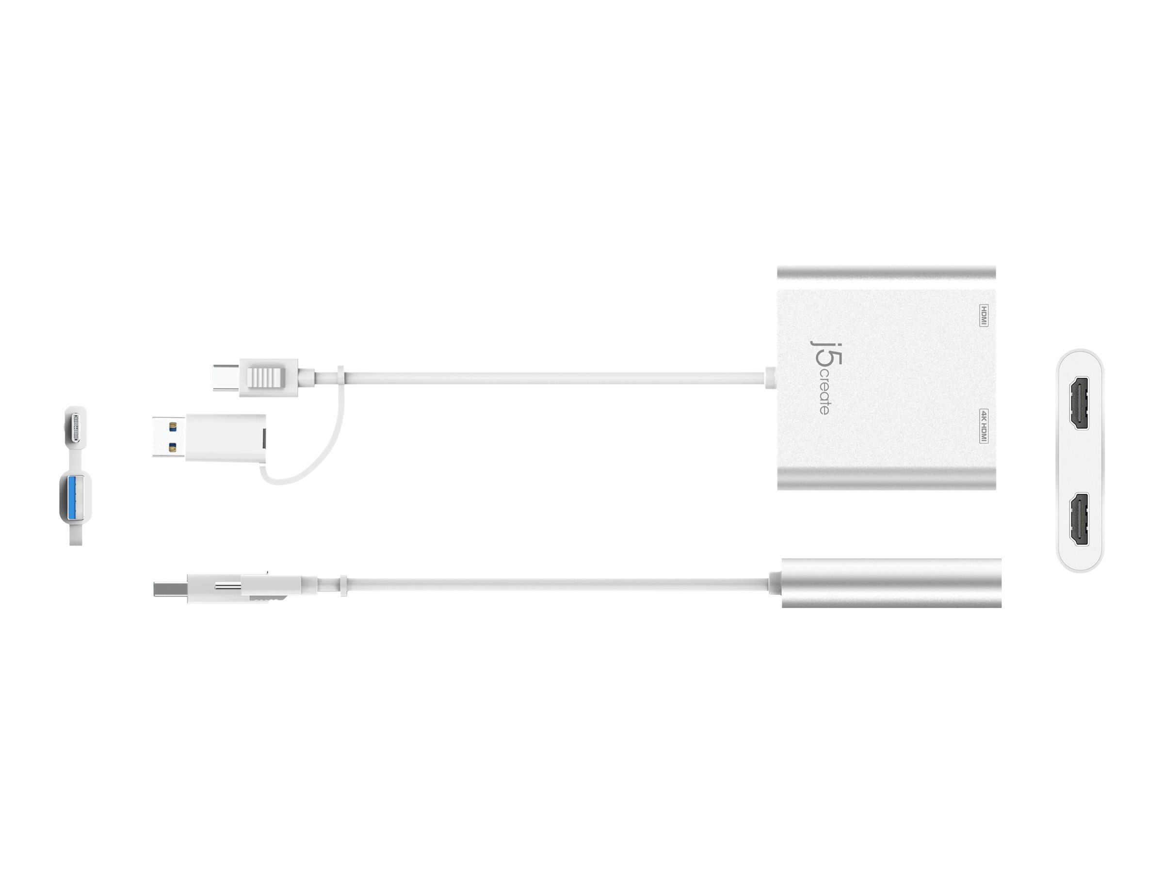 j5create JCA365-N Adattatore multi-monitor da USB-C� a Dual HDMI