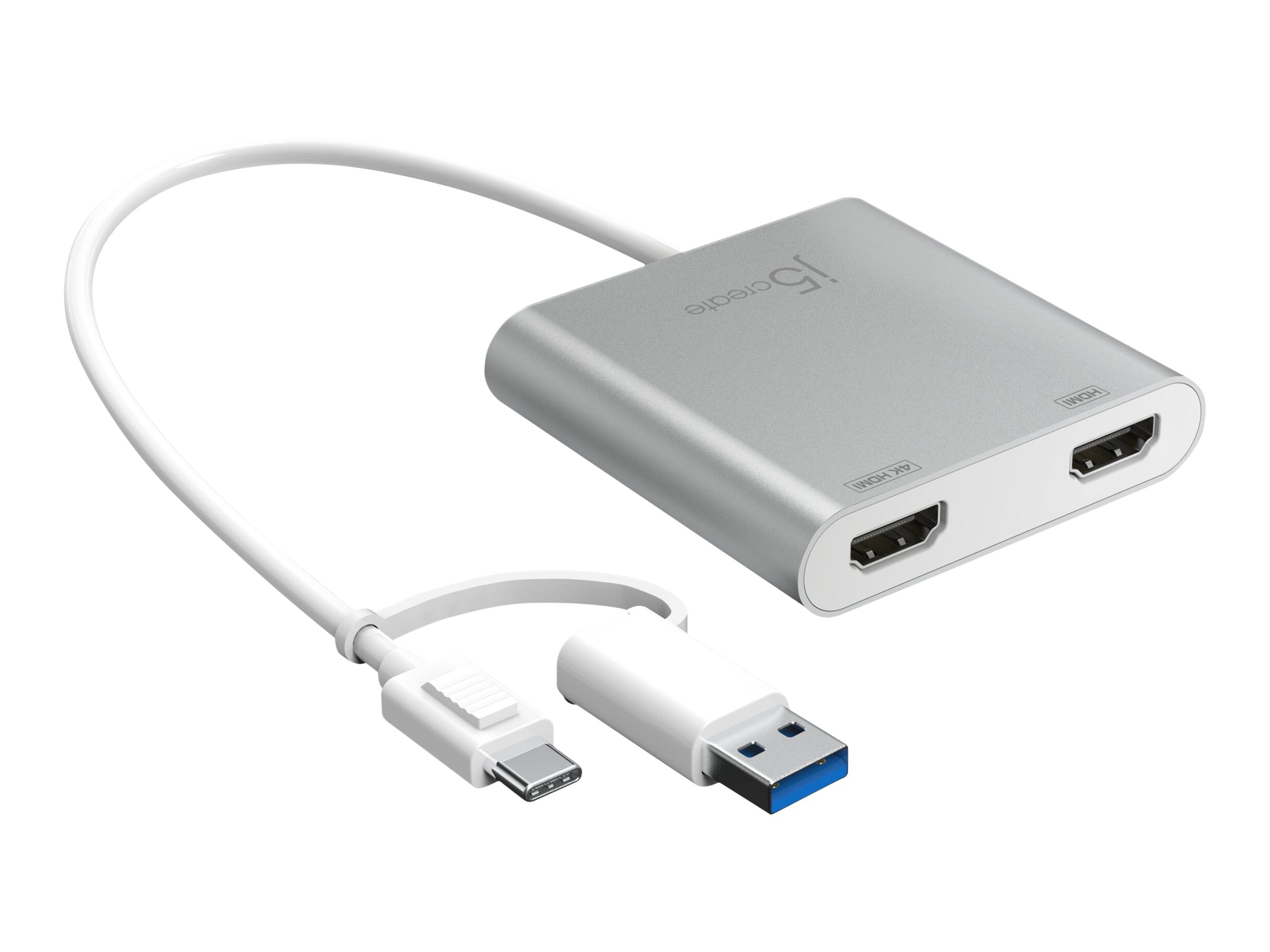 j5create JCA365-N Adattatore multi-monitor da USB-C� a Dual HDMI