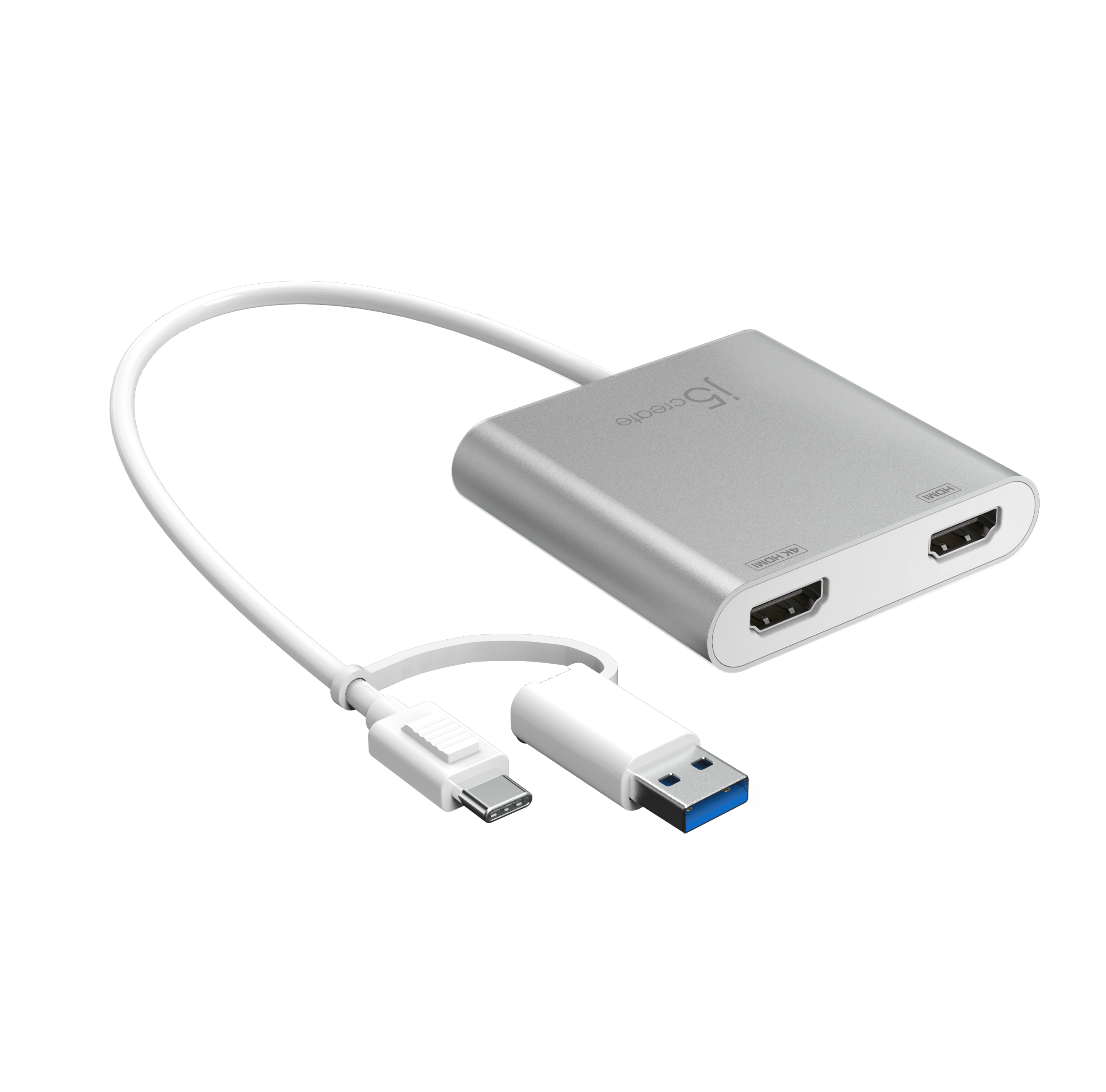 j5create JCA365-N Adattatore multi-monitor da USB-C� a Dual HDMI