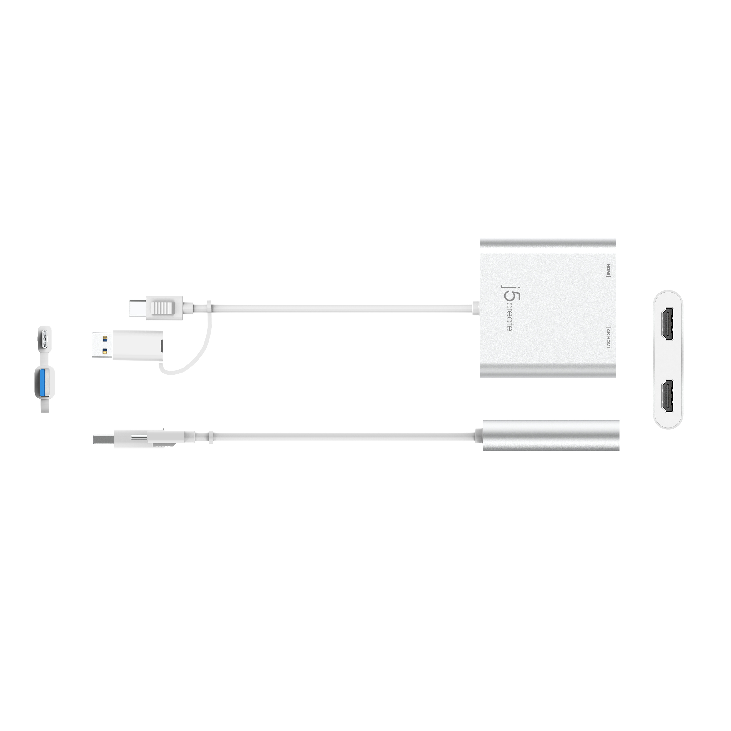 j5create JCA365-N Adattatore multi-monitor da USB-C� a Dual HDMI