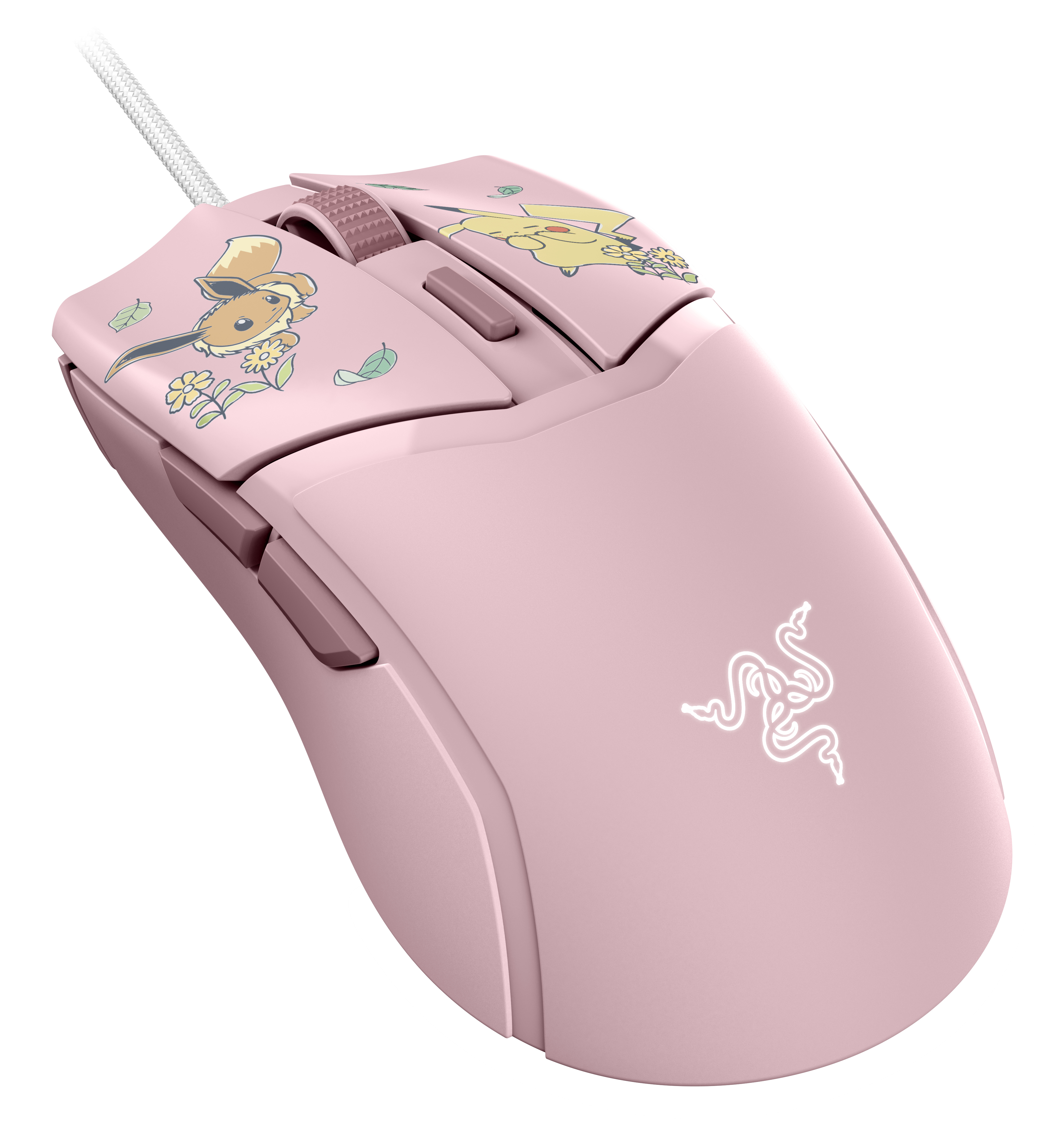 Razer Cobra Pikachu & Eevee Edition mouse Gaming Right-hand USB Type-A Optical 8500 DPI
