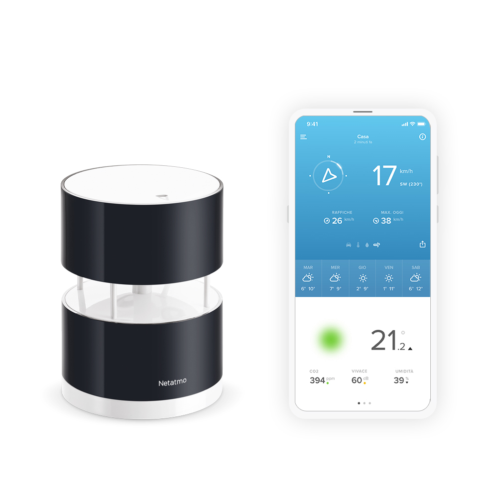 Netatmo Anemometro Intelligente per la Stazione Meteo