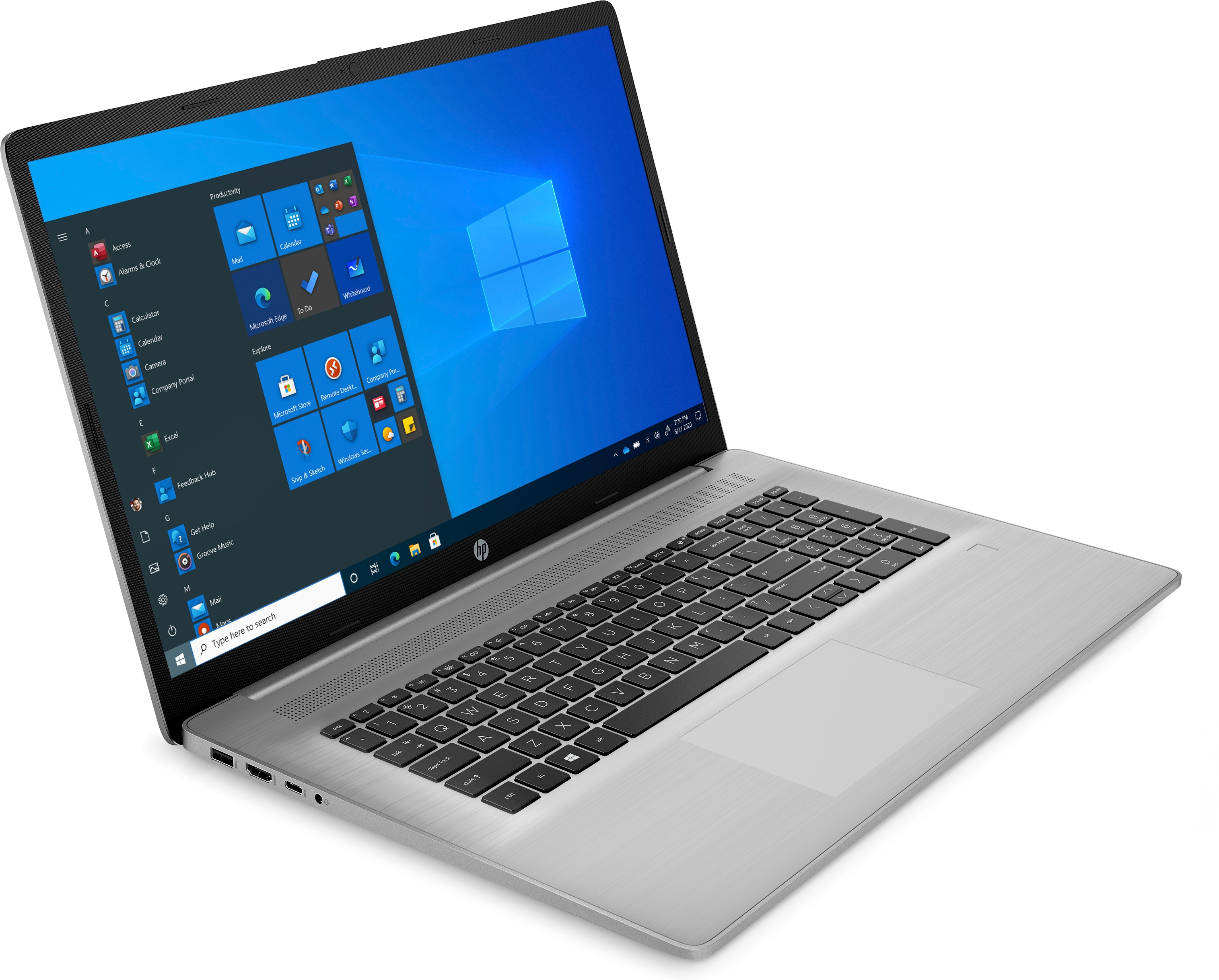 HP Essential 470 G8 i7-1165G7 Porttil 43,9 cm (17.3) Full HD Intel Core i7 8 GB DDR4-SDRAM 256 GB SSD Wi-Fi 6 (802.11ax) Windows 10 Pro Plata