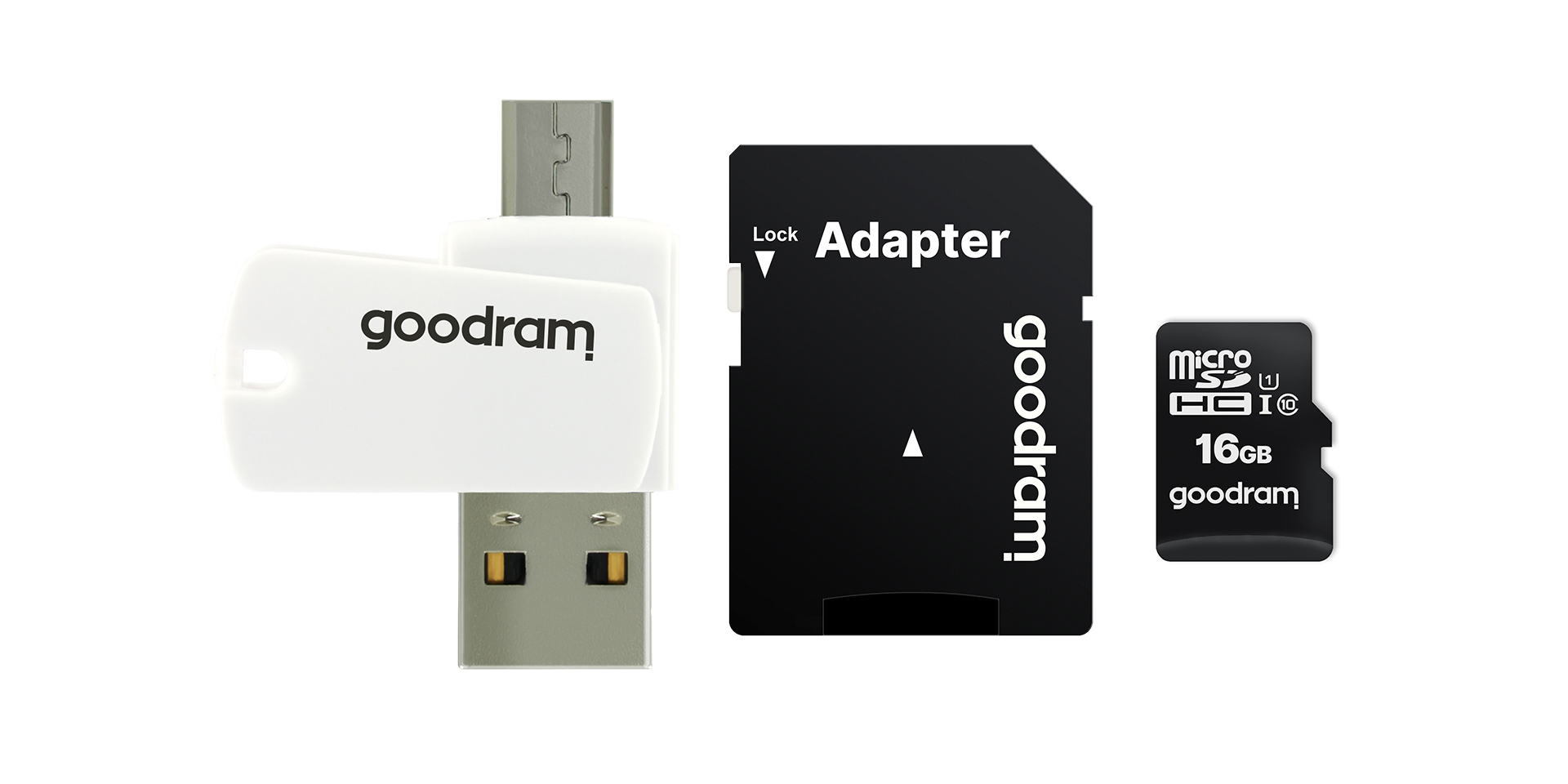 Goodram M1A4 All in One 16 GB MicroSDHC UHS-I Classe 10