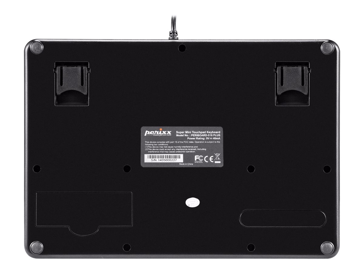 Perixx PERIBOARD-510H Plus keyboard USB Black