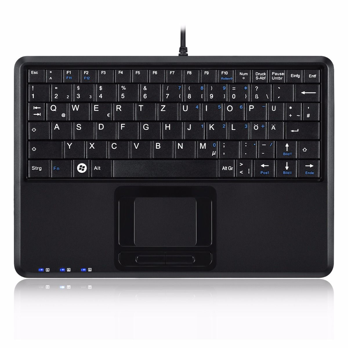 Perixx PERIBOARD-510H Plus keyboard USB Black